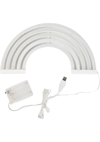 Gökkuşağı LED Neon Tabelalar Sanat Renkli Neon Lamba Gece Işıkları Ev Partisi Yıldönümü Sevgililer Günü Hediyeleri Için Iç Duvar Dekor Yatak Odası Dekorasyon (Gökkuşağı) (Yurt Dışından)