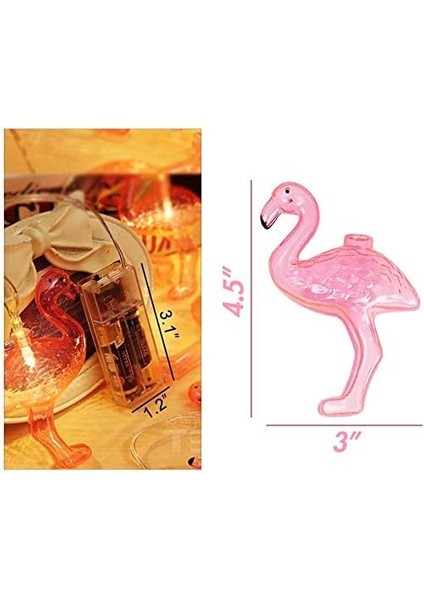 Pembe Flamingo Işıklar Dış Mekan LED Dize Işıklar 3m 20 Parça Set (Yurt Dışından) modelleri