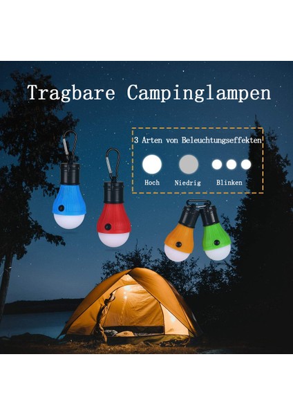 LED Kamp Lambası Laterne Zeltlampe Glühbirne Set (Yurt Dışından) modelleri