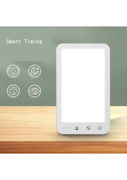 Gün Işığı Lambası, Gün Işığı LED Işık Duşu Ayarlanabilir Parlaklık Seviyeleri Gün Işığı Terapi Lambası Işık Eksikliğini Telafi Etmek Için Çok Açılı Standa Sahip Gece Lambası (Yurt Dışından) modelleri