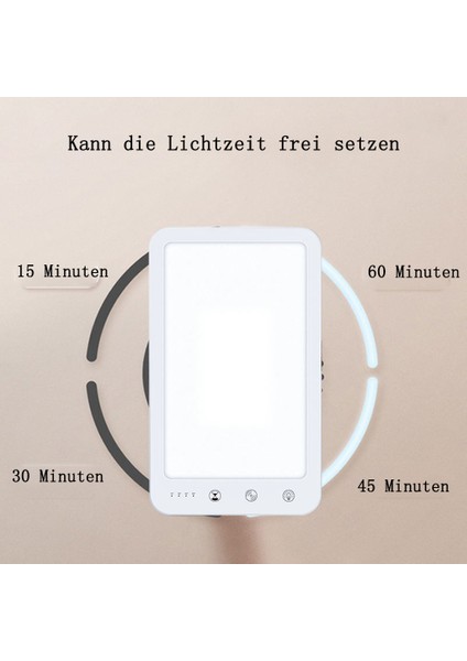 Gün Işığı Lambası, Gün Işığı LED Işık Duşu Ayarlanabilir Parlaklık Seviyeleri Gün Işığı Terapi Lambası Işık Eksikliğini Telafi Etmek Için Çok Açılı Standa Sahip Gece Lambası (Yurt Dışından) fırsatları