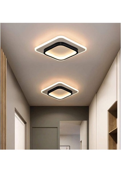 LED Tavan Lambası, 22W Kare Tavan Lambası, 3500K Tavan Lambası, Banyo, Oturma Odası, Yatak Odası, Mutfak, Koridor Için Uygun (Üç Renkli Aydınlatma) (Yurt Dışından) fiyatları