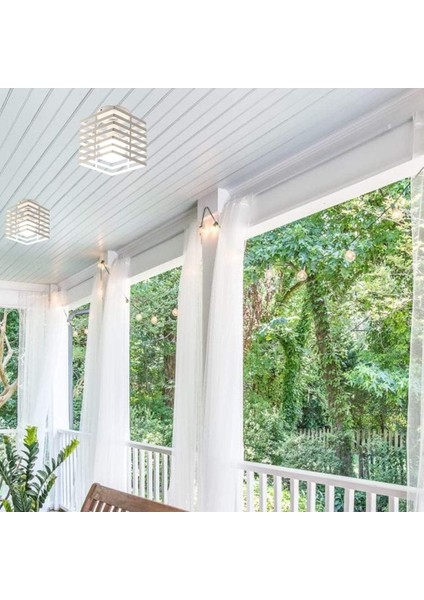 Endüstriyel Tavan Işık Kafes Avize Metal Demir Kolye Aydınlatma Armatürü Yatak Odası Mutfak Koridor Için, Beyaz (Yurt Dışından) fırsatları