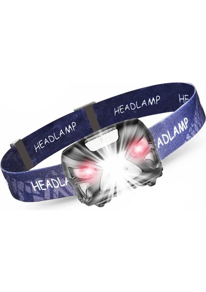 Güçlü LED Far 6 Işık Modu, Hareket Sensörlü USB Şarj Edilebilir Kafa Feneri, Balıkçılık, Kamp, Okuma, Yürüyüş, Bisiklet Için Ipx4 Su Geçirmez Far (Yurt Dışından)