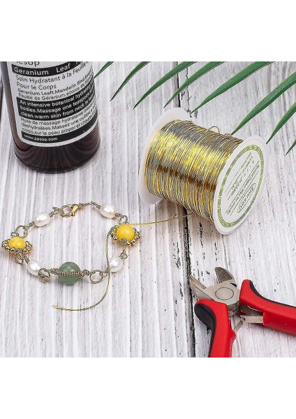 8 M/makara 0.8mm Altın Kaplama Bakır Boncuk Metal Tel Takı Yapımı Için Kordon Yapımı (Yurt Dışından) fırsatları