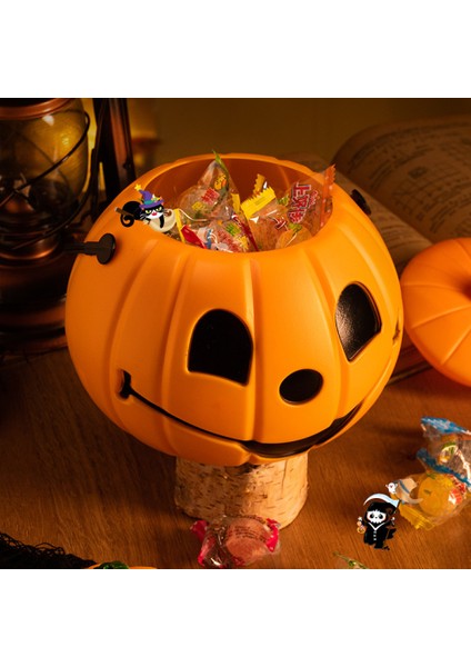 Balkabağı Feneri, Cadılar Bayramı Balkabağı Feneri, Taşınabilir Hafif Şeker Kovası Kabak Asma Feneri, Çocuk Feneri (Renk: 2'si 1 Arada) (Yurt Dışından) indirimleri