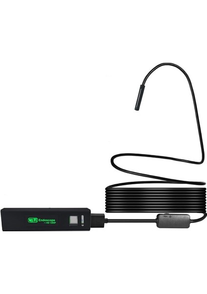 Endüstriyel Endoskop Wifi 5.0 Megapiksel Hd IP68 Su Geçirmez Borescope 8 Ayarlanabilir LED Muayene Kamerası Android Için 600MAH Pil, Ios 4.2 (Ios8.0 Üstü), Windows, Mac, 1m (Yurt Dışından)