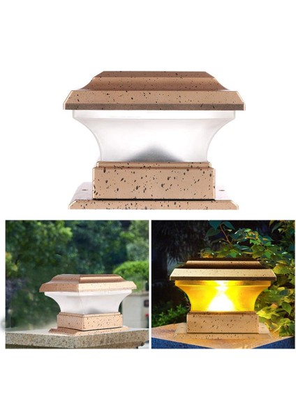 Dış Mekan Güneş Işık Direği Sokak Lambası, Dayanıklı Solar Lamba Direği Dış Mekan Işık Direği Işık Direği, Yard Bahçe Için (Yurt Dışından)