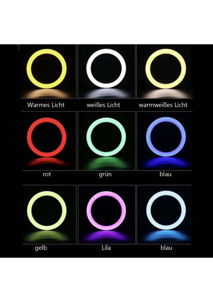 Halka Işık Bilgisayar Işığı, Geri Çekilebilir Tripodlu 8 Inç LED Selfie Halka Işık, 3 Renk ve 11 Parlaklık Seviyesi Kısılabilir Masa Halka Işığı (Yurt Dışından) fırsatları