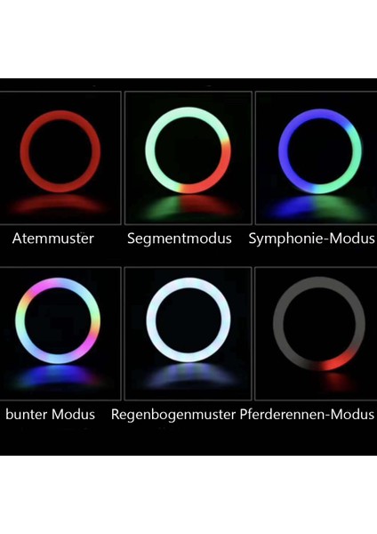 Halka Işık Bilgisayar Işığı, Geri Çekilebilir Tripodlu 8 Inç LED Selfie Halka Işık, 3 Renk ve 11 Parlaklık Seviyesi Kısılabilir Masa Halka Işığı (Yurt Dışından) indirimleri