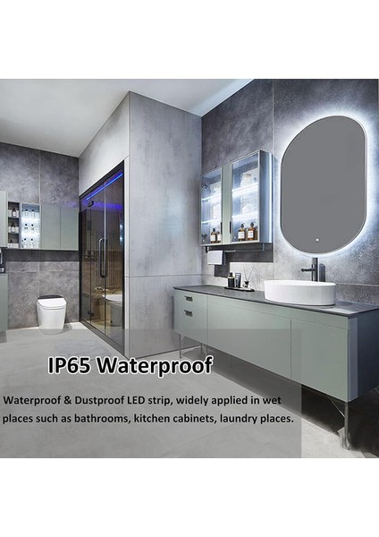 12V LED Şerit Soğuk Beyaz 6500K, 5 Metre Esnek 300 LED 5050 Smd IP65 Su Geçirmez LED Şerit (Yurt Dışından) fırsatları