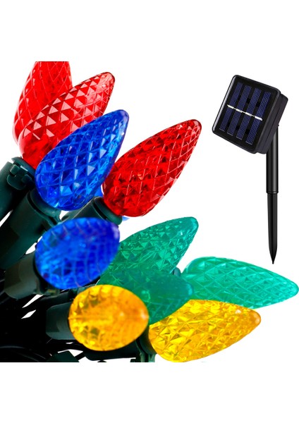 Solar Dize Işıklar, Cadılar Bayramı Dekoratif Dize Işıklar, 50LED 16.4ft Peri Masalı Dize Işıklar (Yurt Dışından)