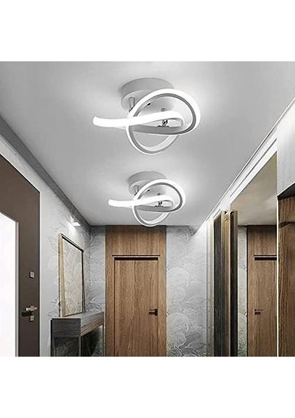 Modern LED Tavan Lambası, 22W Alüminyum ve Akrilik Tavan Lambası, Çiçek Şekilli Tasarım Yatak Odası Mutfak Oturma Odası Koridor Yemek Odası Balkon Için LED Tavan Lambası (Yurt Dışından)