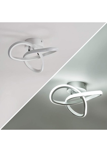 Modern LED Tavan Lambası, 22W Alüminyum ve Akrilik Tavan Lambası, Çiçek Şekilli Tasarım Yatak Odası Mutfak Oturma Odası Koridor Yemek Odası Balkon Için LED Tavan Lambası (Yurt Dışından) modelleri