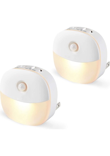 Takılabilir LED Hareket Sensörlü Gece Lambası, Sıcak Beyaz LED Gece Lambası, Akşamdan Şafağa Sensörlü, Hareket Sensörü, Ayarlanabilir Parlaklık (2'li Paket) (Yurt Dışından) fiyatları