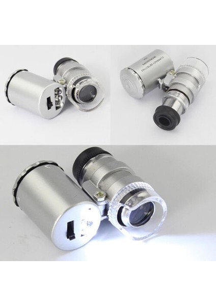 Mini 60X Büyütme LED Cep Mikroskop Takı Yeni (Yurt Dışından) indirimleri