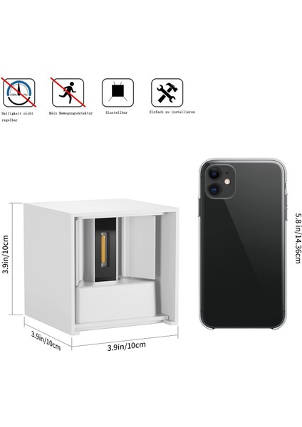 12W Sıcak Beyaz LED Duvar Lambaları (Yurt Dışından) fiyatları