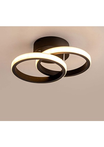 LED Tavan Işığı, LED Tavan Sarkıt Işığı, Tavan Işığı Armatür, Sıcak Beyaz 3000K, 22W (Sıcak Beyaz, 2 LED Halka) (Yurt Dışından) fiyatları