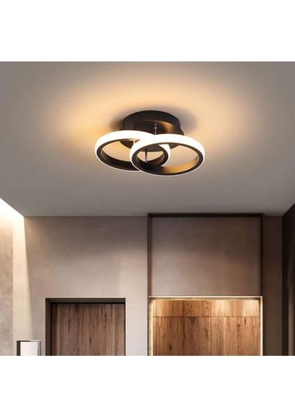 LED Tavan Işığı, LED Tavan Sarkıt Işığı, Tavan Işığı Armatür, Sıcak Beyaz 3000K, 22W (Sıcak Beyaz, 2 LED Halka) (Yurt Dışından) indirimleri