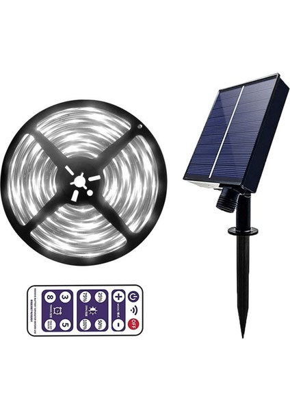 Dış Mekan Güneş Enerjili LED Işık Çubuğu - 8 Mod, Bahçe / Ev / Veranda / Bahçe Için Güneş Enerjili Dize Işıklar (Yurt Dışından)