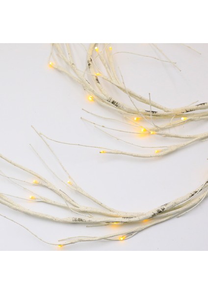 Huş Ağacı Şubesi Dekoratif Iç Dekorasyon 48LED Huş Ağacı Asma Işık $5.9ft 48 LED ile Garland Işık Sıcak Beyaz Su Geçirmez Dekoratif Şube Asma Işık (Yurt Dışından) fırsatları