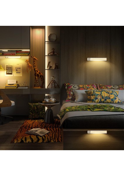 LED Dolap Işığı 80 Led, Hareket Sensörlü Işığı, 3 Aydınlatma Rengi/ 2 Sensör Modu/ayarlanabilir Parlaklık/ Dolap, Mutfak Için USB Şarj Edilebilir Dolap Işığı (Yurt Dışından) indirimleri