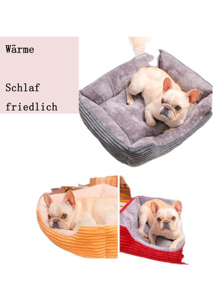 Kedi ve Köpek Yatağı Büyük Pet Kedi Köpek Yatağı Sıcak Sıcak Rahat Köpek Evi Köpek Evi Mat Sonbahar Kış Su Geçirmez Köpek Kulübesi (Yurt Dışından) fırsatları