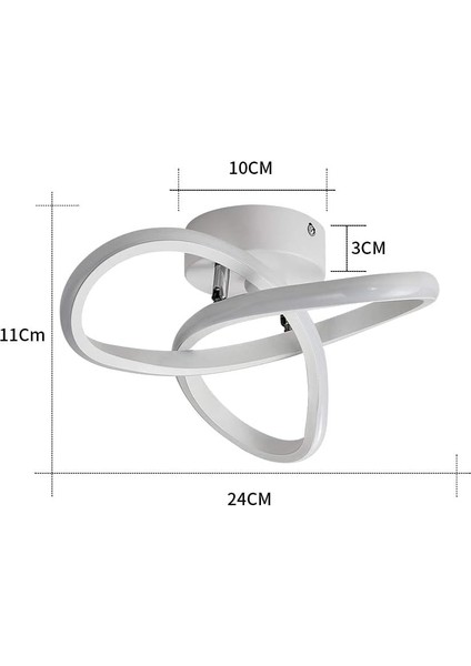 LED Tavan Işığı, 12W Akrilik Tavan Lambası, 3000K/4000K/6000K Mutfak Oturma Odası Yatak Odası Için Kısılabilir Tavan Işığı Dia 24CM (Yurt Dışından) fiyatları