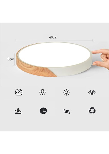 LED Tavan Lambası Ahşap, LED Tavan Lambası, Oturma Odası, Yatak Odası, Banyo, Balkon, Koridor, Bodrum Için LED Lambalar Tavan Işıkları (Yurt Dışından) fiyatları