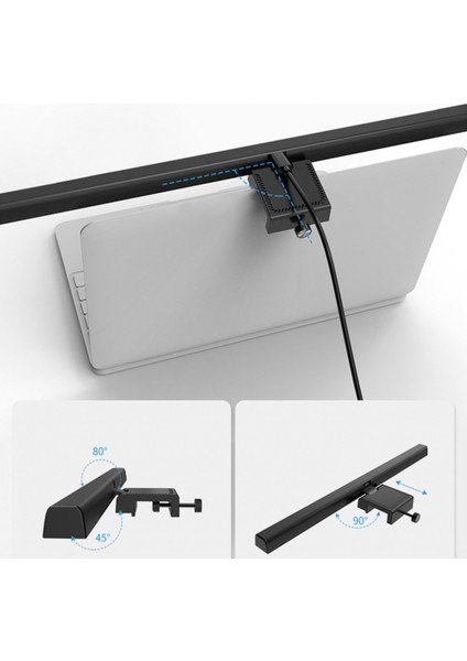 Dokunmatik Kontrollü Masterr LED Lamba, Anti-Mavi Işık, Otomatik Karartmalı Radyasyon Önleyici Masa Lambası, Sürekli Ayarlanabilen Renk Sıcaklığı ve Parlaklığa Sahip USB Ekran Lambası (Yurt Dışından) modelleri