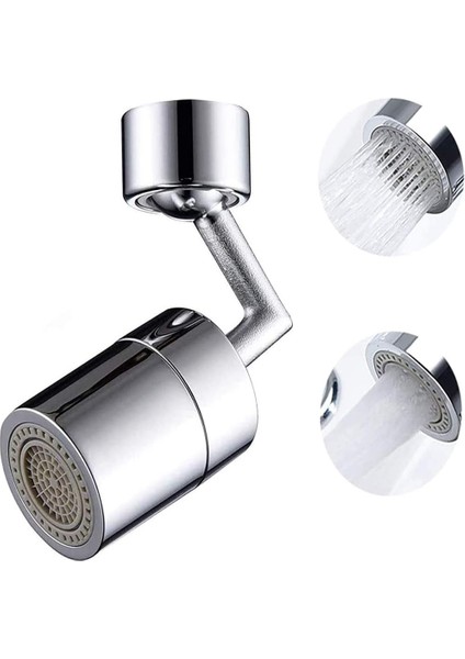 Evrensel Sıçrama Filtresi Musluk, Ev Banyo Için Evrensel 720° Dönen Musluk Havalandırıcı, 4 Katmanlı Çift Net Bağlantı, Musluk Uzatma Aksesuarı (Yurt Dışından) fiyatları