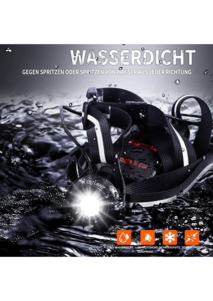 Westgirl Koşu Işığı, Ayarlanabilir Işınlı Göğüs Lambası, USB Şarjlı Su Geçirmez (Yurt Dışından) modelleri