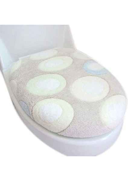 2 Parça Banyo Için Klozet Kapağı Seti, Yumuşak ve Sıcak Tutan Paspas, Yıkanabilir Minder (Gri) (Yurt Dışından) fiyatları