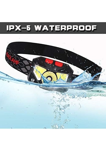 20000 Lümen Eller Serbest LED Far Hareket Sensörü Kafa Lambası LED Far Torch Taşınabilir Kutu ile Dahili Pil Endüktif (Yurt Dışından) fiyatları