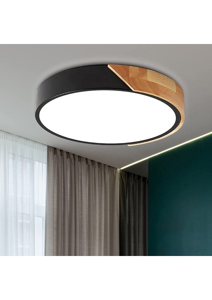 LED Tavan Lambası Ahşap, LED Tavan Lambası, Oturma Odası, Yatak Odası, Banyo, Balkon, Koridor, Bodrum Için LED Lambalar Tavan Işıkları (Yurt Dışından)