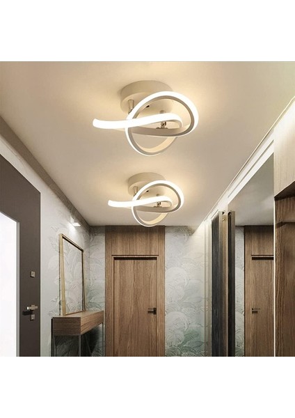 Modern LED Tavan Lambası, 22W 2500LM Modern Yaratıcı Sade Tavan Lambası, Beyaz Işık (Yurt Dışından)