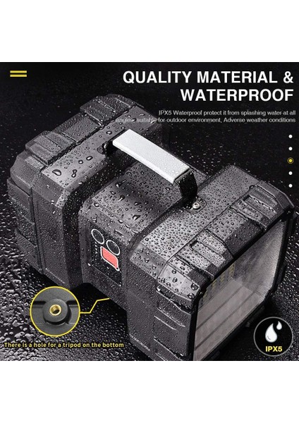 Letour Şarj Edilebilir LED El Feneri 10000MAH 1200LM Ultra Uzun Bekleme Yüksek Güçlü Su Geçirmez Kamp Feneri 7 Mod USB Güç Bankası Çıkışlı Süper Parlak LED Arama Lambası (Yurt Dışından) fırsatları