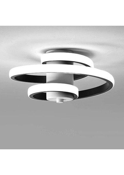 Modern LED Tavan Işığı, 18W Yaratıcı Tasarım Spiral Tavan Işığı (Soğuk Beyaz 6000K) (Yurt Dışından) fiyatları