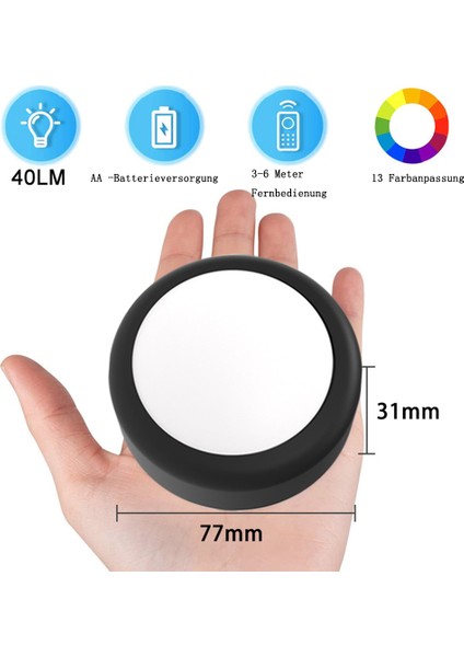 Kabin Aydınlatması, LED Işıklar, Ünite Altında Kısılabilir Işıklar, Mutfak Led'i, Uzaktan Kumandalı ve Zamanlama Işlevli Çok Renkli LED Pil Kutusu (Yurt Dışından) fiyatları