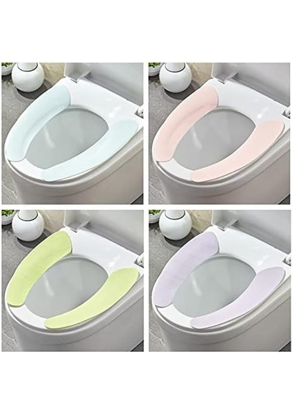 8 Adet Klozet Kapağı Klozet Kapağı Sıcak, Rahat ve Yumuşak, Yıkanabilir, Hamile Kadınlar ve Yaşlı Tuvaletleri Için Uygun, Çok Renkli (Yurt Dışından) fiyatları