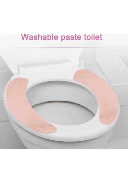 8 Adet Klozet Kapağı Klozet Kapağı Sıcak, Rahat ve Yumuşak, Yıkanabilir, Hamile Kadınlar ve Yaşlı Tuvaletleri Için Uygun, Çok Renkli (Yurt Dışından) modelleri