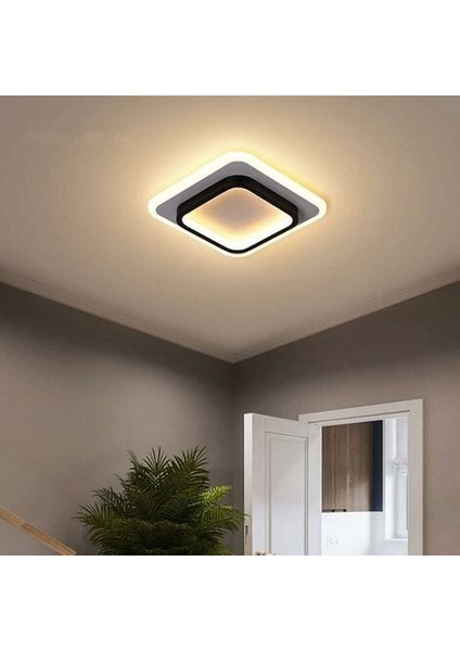 Kare Tavan Işıkları 22W, LED Tavan Işıkları, Banyo, Oturma Odası, Yatak Odası, Mutfak, Koridor Için 3500K Tavan Lambası (Sıcak Beyaz) (Yurt Dışından) fiyatları