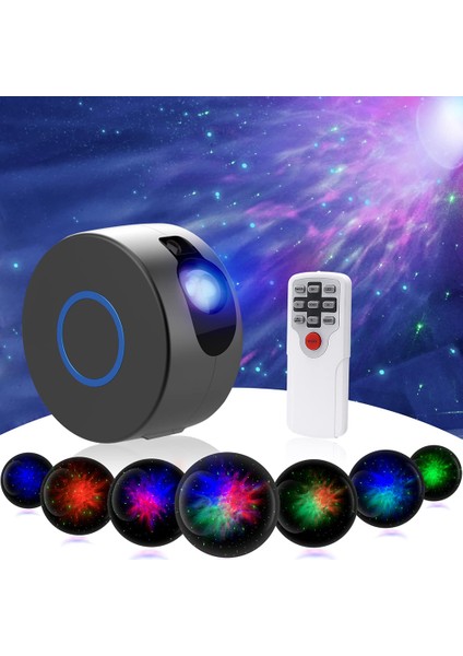 Yıldızlı Gökyüzü Projektörü, LED Projektör Yıldız Işığı Çocuk Gece Lambası, Çocuk Partisi Noel Için Yıldız LED Lamba Hediyesi (Yurt Dışından)