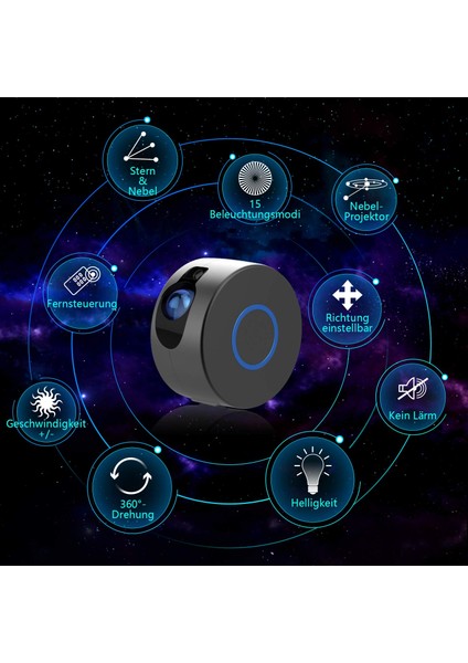 Yıldızlı Gökyüzü Projektörü, LED Projektör Yıldız Işığı Çocuk Gece Lambası, Çocuk Partisi Noel Için Yıldız LED Lamba Hediyesi (Yurt Dışından) fırsatları