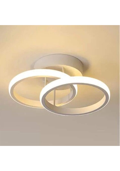 LED Tavan Avize, Tavan Işık Armatür, 18W, Mutfak Oturma Odası Yatak Odası Için Modern Şık Akrilik Tavan Işık Aydınlatma (Yurt Dışından)