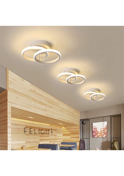 LED Tavan Avize, Tavan Işık Armatür, 18W, Mutfak Oturma Odası Yatak Odası Için Modern Şık Akrilik Tavan Işık Aydınlatma (Yurt Dışından) fiyatları
