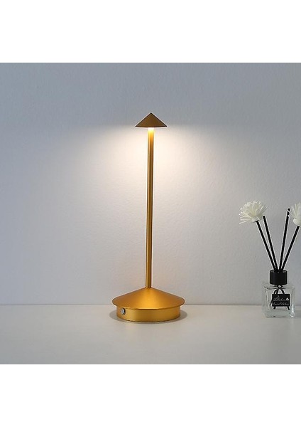 Şarj Edilebilir Masa Lambası Yaratıcı Yemek Dokunmatik LED Masa Lambası Dekoratif Masa Lambası (Yurt Dışından)