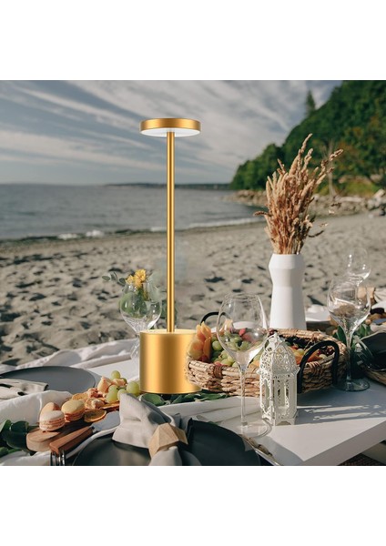 Modern Masa Lambası Şarj Edilebilir Kablosuz USB LED Masa Lambası Dimm Okuma Lambası Alüminyum Alaşım Başucu Lambası Yatak Odası Ofis Yemek Odası Için (Yurt Dışından) fırsatları