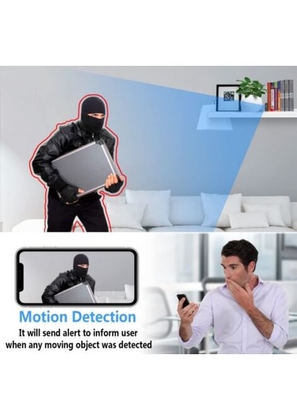 Telefon Uygulamalı En Küçük Güvenlik Kamerası Cctv Kamera Hd 1080P Ip Kamera Android/ios, Windows/mac Pc(Siyah)- (Yurt Dışından) modelleri