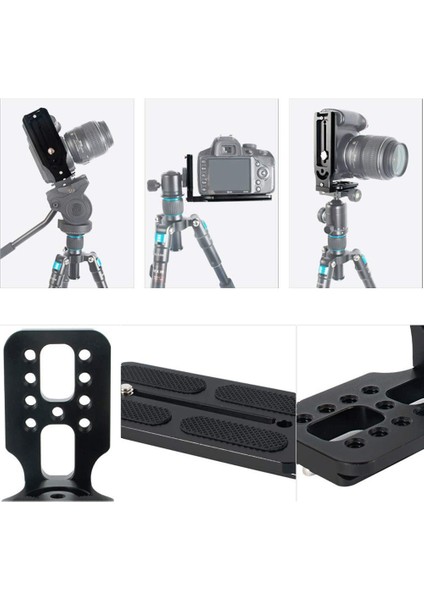 Kameralar Için Evrensel L Açılı L Plakası, Tripod Dişli ve Uyumlu (Yurt Dışından) indirimleri
